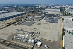 La planta de Montrose en Torrance, Los Ángeles, fue la mayor empresa productora de DDT del país.