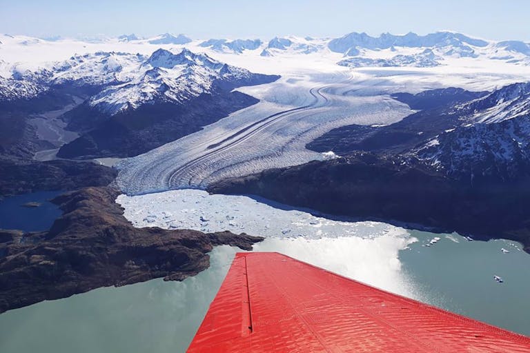 Sabías que los campos de hielo patagónicos tienen 40 veces más de hielo que los Alpes